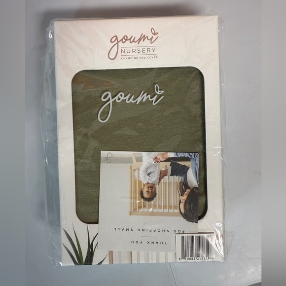 Gouni nursery changing pad cover artichoke new - Picture 3 of 4